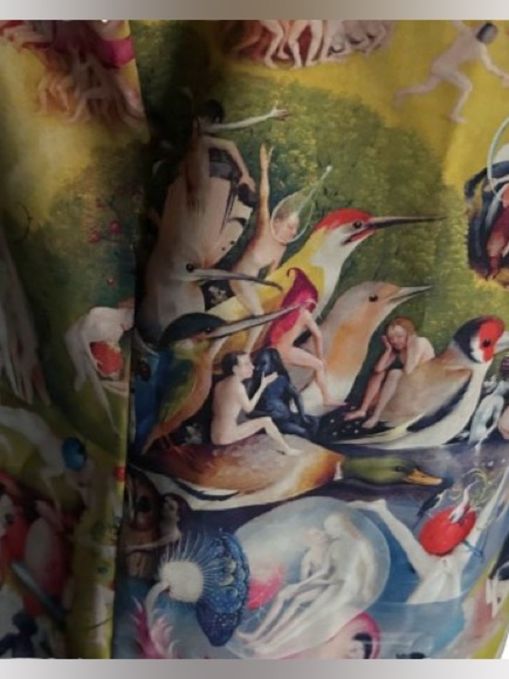 INCREDIBLE The Garden of Earthly Delights Blackmilk Top Art Boho Avant- Garde - Picture 13 of 16
